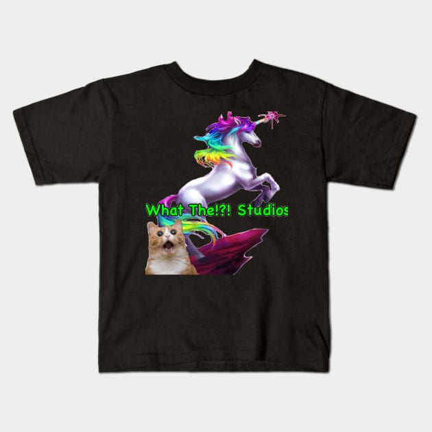 WhatTheStudios official merch Kids T-Shirt by WhatTheStudios